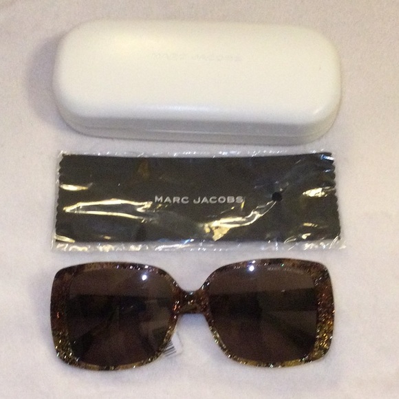 Marc Jacobs Women Sunglasses Havana Glitter Animalier display picture 2